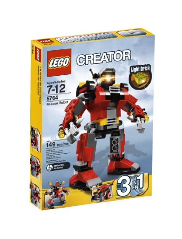 Cover Art for 0673419143837, Rescue Robot Set 5764 by LEGO Creator