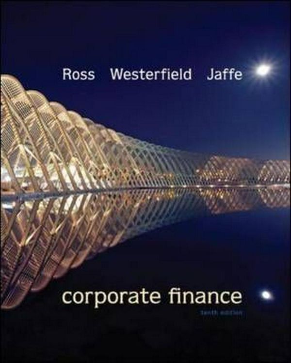 Cover Art for 9780078034770, Corporate Finance by Stephen A. Ross, Randolph W. Westerfield, Jeffrey Jaffe