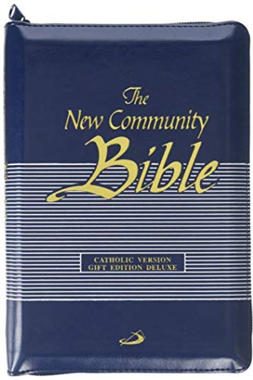 Cover Art for 9781921963209, New Community Bible: Edition Deluxe with Zipper, Blue by Catholic Edition
