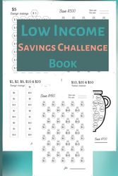 Cover Art for B0BMSZS94L, Low Income Savings Challenge Book: Easy Money Saving Challenge Book / 20 Different Fun Mini Cash Budget Savings Challenge Planner by Diana Peach