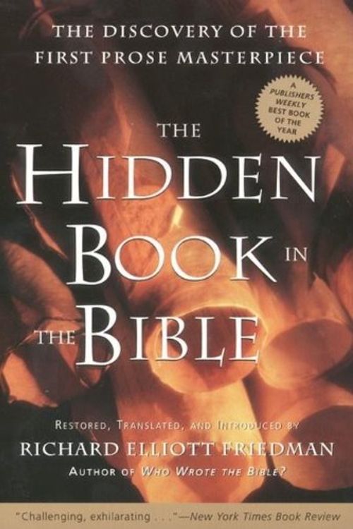 Cover Art for 9781861971760, Hidden Book In The Bible by Richard Elliott Friedman