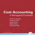 Cover Art for 9780135052433, Cost Accounting by Charles T. Horngren, George Foster, Srikant M. Datar, Madhav Rajan