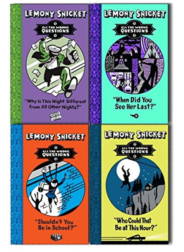 Cover Art for 9789124368111, Lemony Snicket All The Wrong Questions 4 Books Collection Pack Set ( Who Could That Be At This Hour?, When Did You See Her Last?, Shouldn't You be in School?, Why Is This Night Different from All Other Nights?) by Lemony Snicket