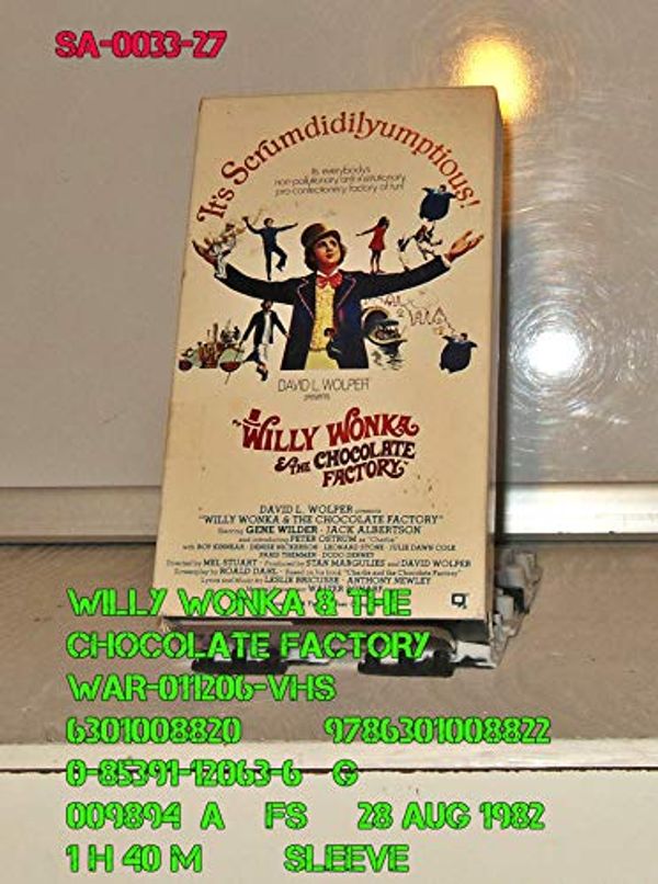 Cover Art for 0085391328339, Willy Wonka & The Chocolate Factory [VHS] by Unknown