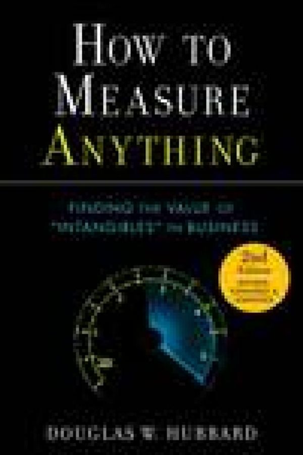 Cover Art for 9780470539392, How to Measure Anything by Douglas W. Hubbard