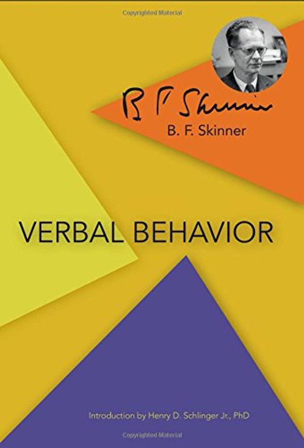 Cover Art for 9781626540132, Verbal Behavior by B. F. Skinner