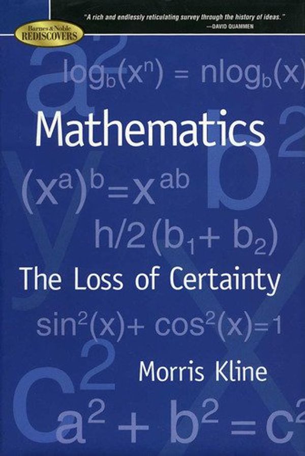 Cover Art for 9781435108479, Mathematics - The Loss of Uncertainty by Morris Kline