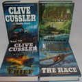Cover Art for B00WAMI28I, Author Clive Cussler Four Book Bundle Collection Set, Includes: The Thief - The Wrecker - The Jungle - The Race by Clive Cussler, Jack Du Brul