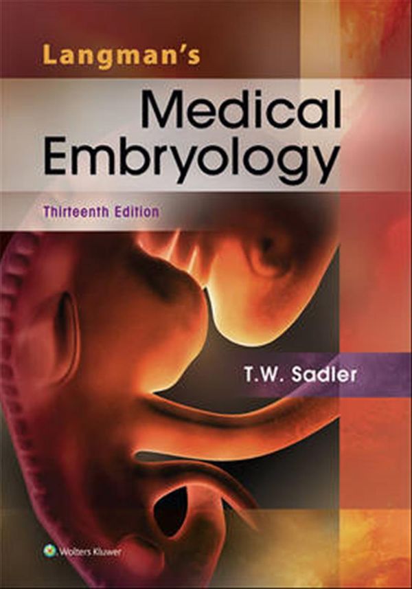 Cover Art for 9781451191646, Langman's Medical Embryology by Sadler