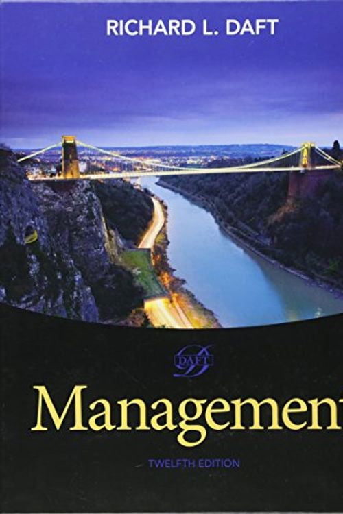 Cover Art for 9781285861982, Management by Richard L. Daft