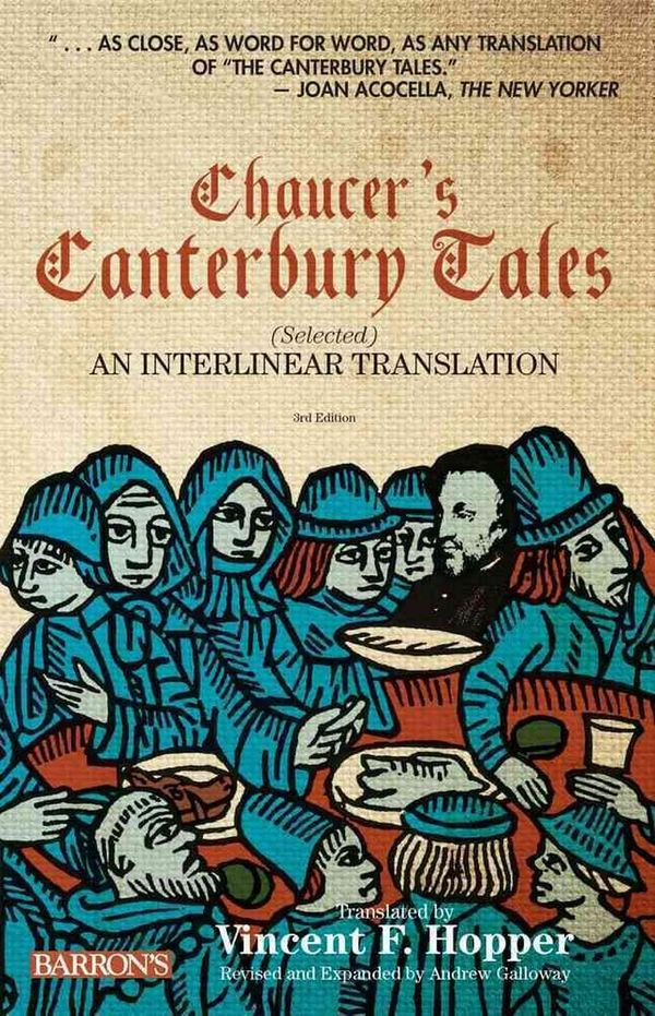 Cover Art for 9781438000138, Chaucer’s Canterbury Tales by Geoffrey Chaucer, Vincent F. Hopper