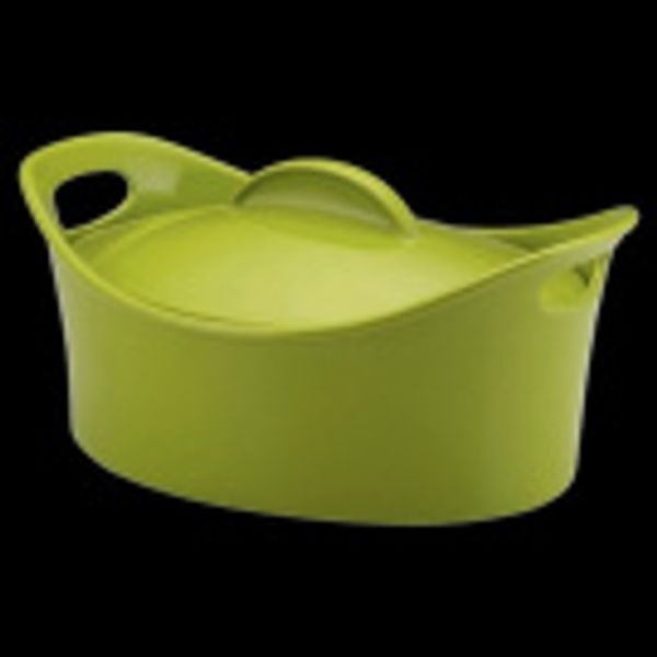 Cover Art for 0051153552304, Rachael Ray Stoneware 4-Quart Covered Bubble and Brown Casseroval Casserole, Green by Unknown