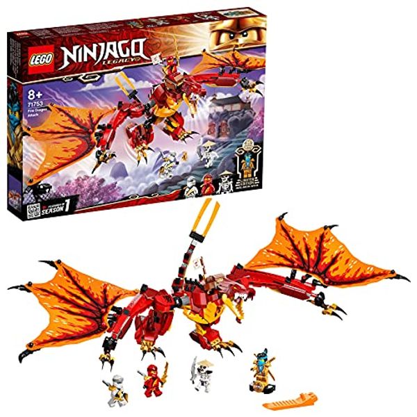 Cover Art for 5702016912319, LEGO 71753 NINJAGO Legacy Fire Dragon Attack Toy with Kai, Zane and Nya Minifigures, Ninja Play Set for Kids 8+ Years Old by Unknown