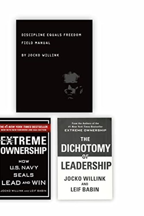 Cover Art for B09TZWY4RX, Jocko Willink Collection 3 Books Set (Extreme Ownership, Dichotomy of Leadership and Discipline Equals Freedom) by Jocko Willink