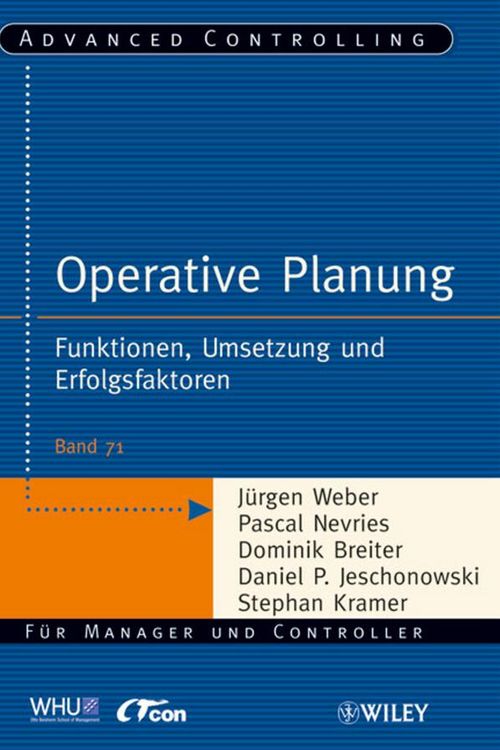 Cover Art for 9783527666577, Operative Planung by Daniel P. Jeschonowski, Dominik Breiter, Jürgen Weber, Pascal Nevries, Stephan Kramer