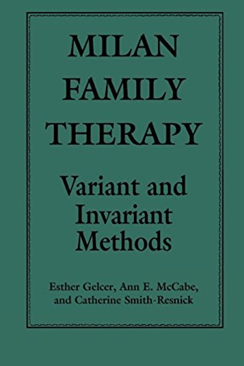 Cover Art for 9780876688076, Milan Family Therapy by Catherine Smith-Resnick