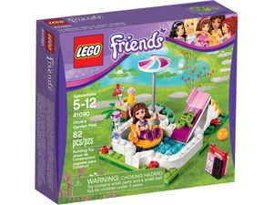 Cover Art for 5702015345156, Olivia's Garden Pool Set 41090 by Lego