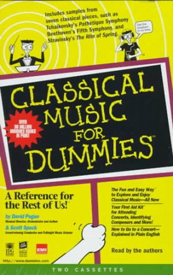 Cover Art for 9780694519088, Classical Music for Dummies by David Pogue, Scott Peck