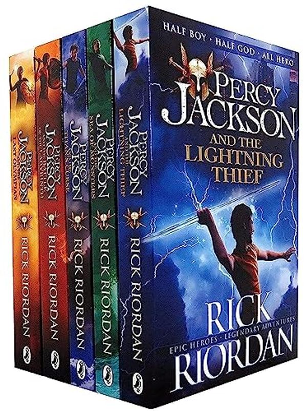 Cover Art for 0884440520843, by Rick Riordan Percy Jackson & The Olympians Boxed Set The Complete Series 1-5: The Last Olympian The Battle of Th [Paperback] by Rick Riordan