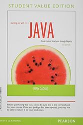 Cover Art for 9780132990004, Starting Out with Java, Student Value Edition with 12-Month Student Access Code by Tony Gaddis