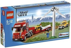 Cover Art for 5702014536265, Wind Turbine Transport Set 7747 by LEGO