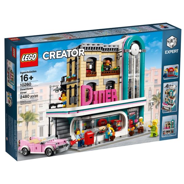 Cover Art for 5702016111842, Downtown Diner Set 10260 by Lego