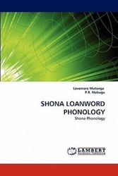 Cover Art for 9783844323122, Shona Loanword Phonology by Lovemore Mutonga