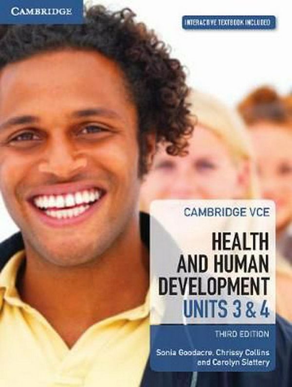 Cover Art for 9781108404839, Cambridge VCE Health and Human Development Units 3 and 4 Pack (Textbook and Interactive Textbook) by Sonia Goodacre