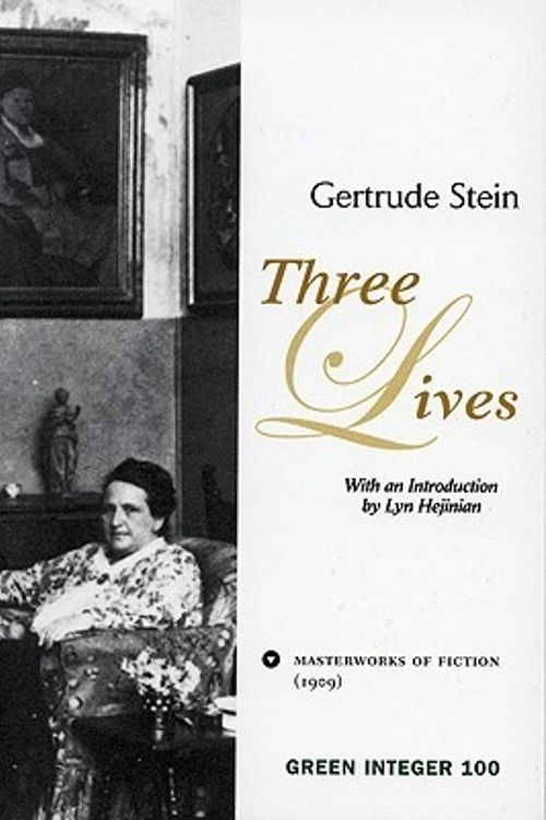 Cover Art for 9781892295330, Three Lives by Gertrude Stein