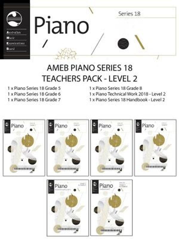 Cover Art for 9781925407280, AMEB Piano Teachers Pack Level 2 Series 18 by Australian Music Examinations Board