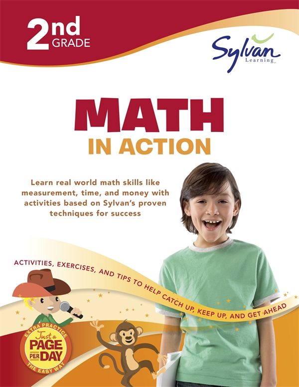 Cover Art for 9780375430381, Second Grade Math In Action (Sylvan Workbooks) by Sylvan Learning