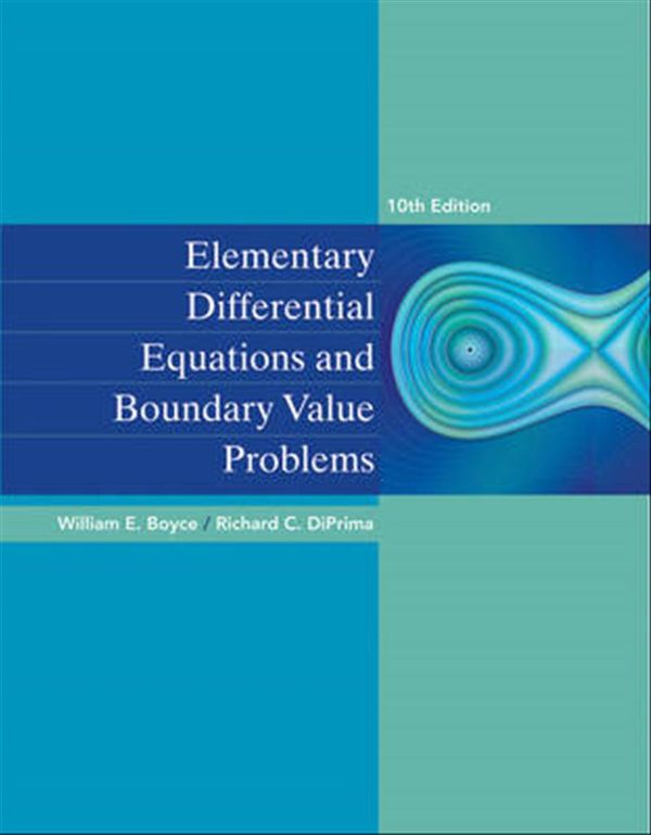 Cover Art for 9780470458310, Elementary Differential Equations and Boundary Value Problems by William E. Boyce, Richard C. DiPrima