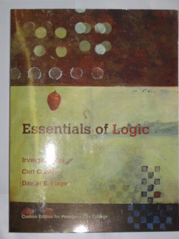 Cover Art for 9780536327819, Essentials of Logic by Irving M. Copi