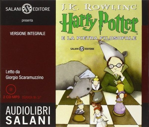 Cover Art for 9788862561358, Harry Potter e la pietra filosofale. Audiolibro. 2 CD Audio formato MP3 by J. K. Rowling