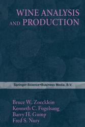 Cover Art for 9780412982415, Wine Analysis and Production by Kenneth C. Fugelsang, Barry H. Gump, Fred S. Nury