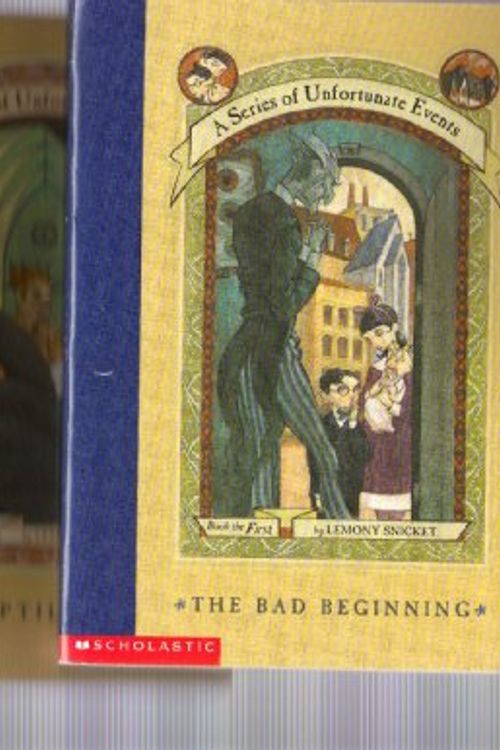 Cover Art for B004PQP0U0, The Trouble Begins - A Box of Unfortunate Events Books 1-3 (The Bad Beginning, The Reptile Room, The Wide Window) by Lemony Snicket