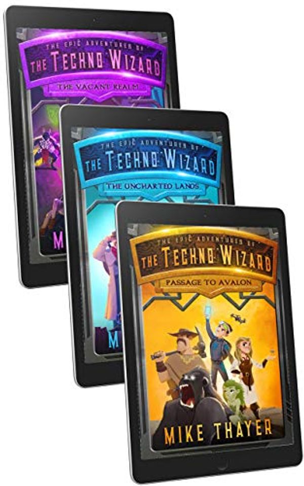 Cover Art for B07X23X22C, The Epic Adventures of the Techno Wizard: Books 1 - 3 by Mike Thayer