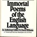 Cover Art for 9780671419080, Immortal Poems of the English Language by Oscar Williams