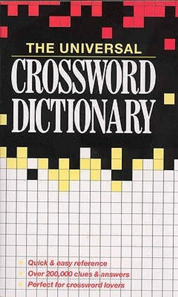 Cover Art for 9780861634323, The Universal Crossword Dictionary by Ursula Harringman