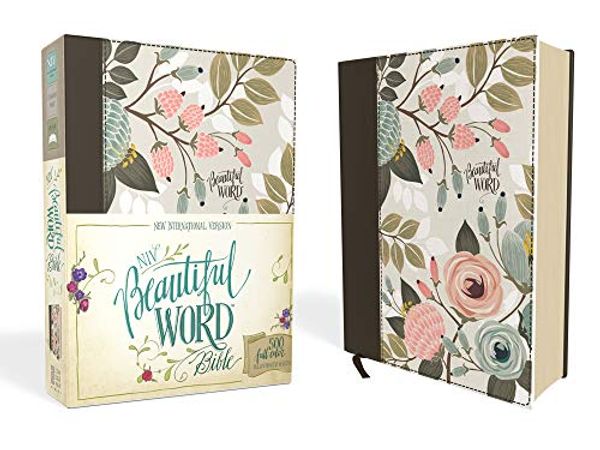 Cover Art for 0025986445133, NIV, Beautiful Word Bible, Cloth over Board, Multi-color Floral: 500 Full-Color Illustrated Verses by Zondervan