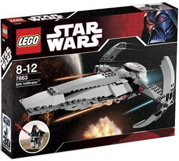 Cover Art for 0673419094368, Sith Infiltrator Set 7663 by LEGO
