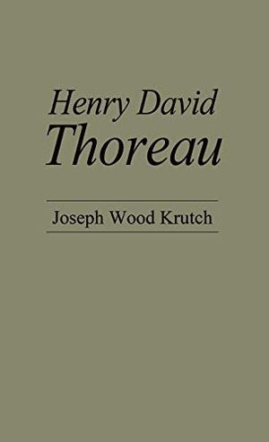 Cover Art for 9780837165875, Henry David Thoreau by Joseph W. Krutch, Unknown