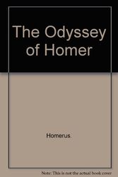 Cover Art for 9780672614156, The Odyssey of Homer by Homerus.