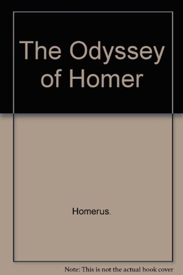 Cover Art for 9780672614156, The Odyssey of Homer by Homerus.