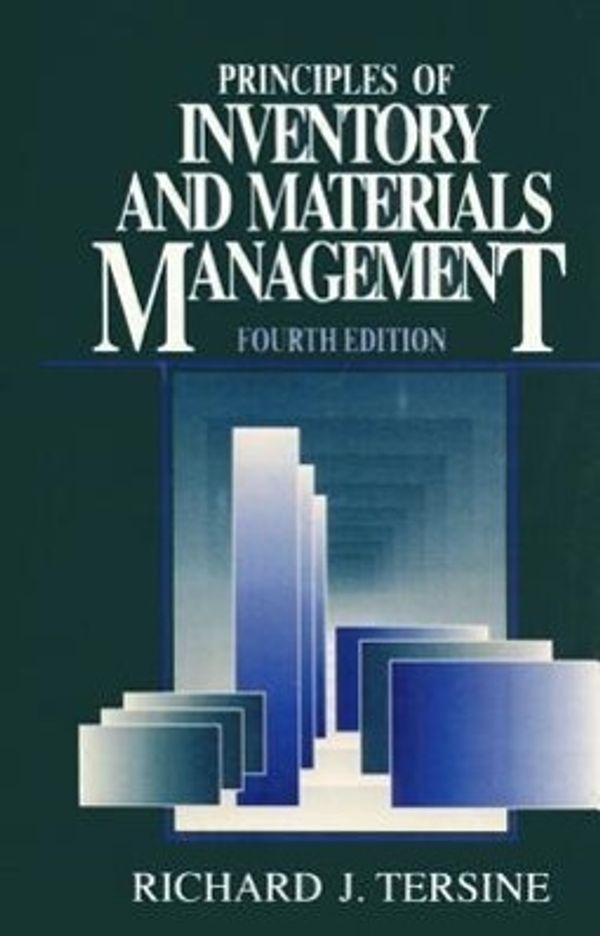 Cover Art for 9780134578880, Principles of Inventory and Materials Management by Richard J. Tersine