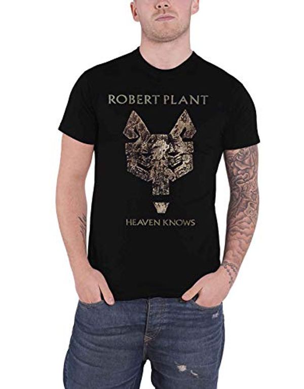 Cover Art for 5056187717779, Robert Plant T Shirt Heaven Knows Logo Official Mens Black S by Robert Plant