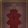 Cover Art for 9781586404659, Large Print Compact Bible-KJV-Cross Design by Holman Bible Staff