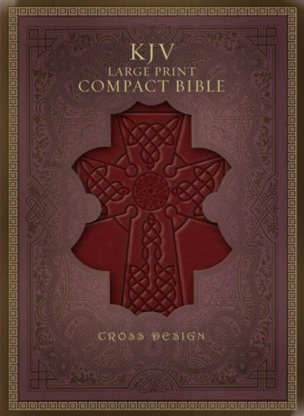 Cover Art for 9781586404659, Large Print Compact Bible-KJV-Cross Design by Holman Bible Staff