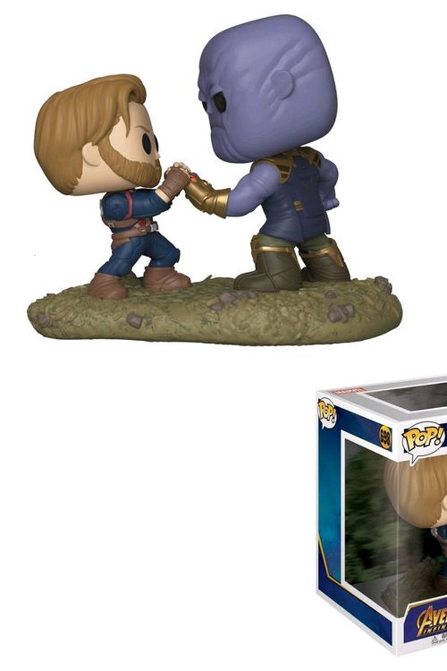 Cover Art for 0889698355612, Funko POP! Movie Moments: Marvel - Infinity War Captain America vs. Thanos by FunKo