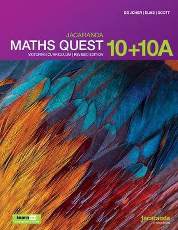 Cover Art for 9780730348566, Jacaranda Maths Quest 10+10a Victorian Curriculum 1E (Revised) LearnON & Print by Kylie Boucher